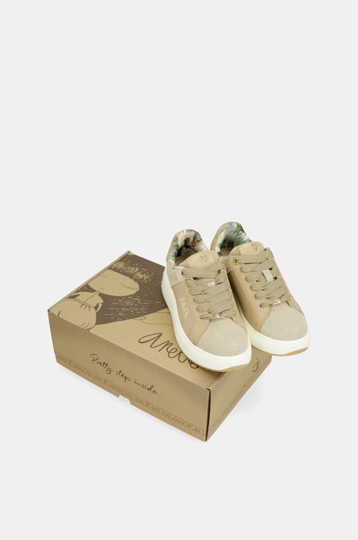 Pantofi dama sneakers – ANE 40380 bej Femei